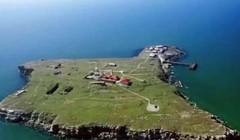 Đảo chiến lược Zmiinyi trên Biển Đen bị quân Nga chiếm hôm 24/2 (Ảnh: Đông Phương).