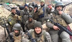 Ảnh lính tình nguyện quốc tế đã đến Kiev chiến đấu chống quân Nga do Bộ Quốc phòng Hàn Quốc công bố (Ảnh: Đông Phương).