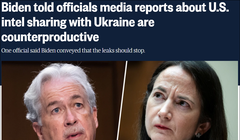 NBC đưa tin về cảnh báo của ông Joe Biden đối với các quan chức tình báo và Quốc phòng trong việc tiết lộ chia sẻ thông tin tình báo cho Ukraine.