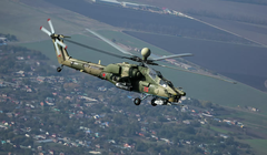 Trực thăng vũ trang Mi-28NM được trang bị tên lửa không đối đất mới "305" (Ảnh: Sputnik).