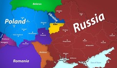 Tấm bản đồ tương lai Ukraine trên trang Telegram của ông Medvedev gây xôn xao (Ảnh: Sina).