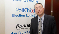 Ông Eugene Yu. Giám đốc Công ty dịch vụ bầu cử Konnech (Ảnh: New York Post).