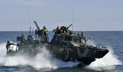 Ukraine hy vọng các tàu tấn công đổ bộ cao tốc Stridsbat 90H sẽ giúp gia tăng năng lực tác chiến trên sông và trên Biển Đen (Ảnh: root-nation).