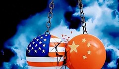 Truyền thông Trung Quốc cho rằng cuộc chiến tranh tài chính Trung - Mỹ đã bùng nổ (Ảnh: NetEasy)