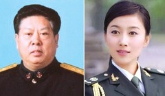 Vương Thủ Nghiệp và cô người tình Tưởng Văn khiến ông ta ngã ngựa (Ảnh: Sohu).