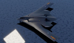 Máy bay ném bom tàng hình H-20 được tiết lộ trước đó. Ảnh: QQnews.