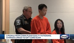 Hai trong số ba kẻ lừa đảo người Trung Quốc hầu tòa. Ảnh: WMUR.