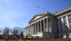 Hơn 100.000 nhân viên các cơ quan trực thuộc Bộ Tài chính Mỹ đang thấp thỏm vì khả năng bị DOGE cắt giảm. Ảnh: Wiki.