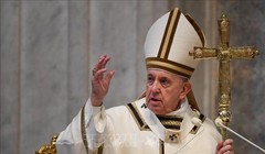 Đức Giáo hoàng Francis, người vừa từ trần hôm 21/4. Ảnh: AFP.