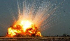 Vụ nổ đã tạo thành quả cầu lửa trong 2 giây, nhiệt độ nóng tới 1.000 độ. Ảnh: QQnews.