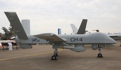 Trung Quốc cung cấp lô đầu tiên UAV tổng hợp trinh sát và tấn công tầm xa CH-4 cho Pakistan. Ảnh: Singtao.