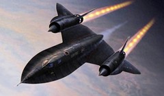 SR-71 "Blackbird" của Mỹ với tốc độ Mach 3,2 hiện vẫn là máy bay quân sự bay nhanh nhất thế giới . Ảnh: Sohu.