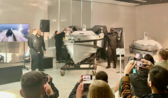 Quang cảnh buổi thuyết trình các loại USV của Cục Tình báo Quốc phòng Ukraine. Ảnh: Ukralnskapravda.