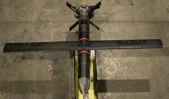 UAV tấn công tự sát tầm xa Shahet-107 mới được Iran đưa vào trang bị. Ảnh: NetEase.