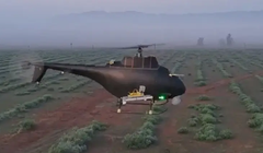 Chiếc máy bay trực thăng không người lái của Công ty Tengden thực hiện vụ thử nghiệm. Ảnh: Topwar.