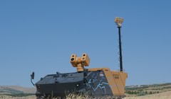 Xe tăng laser ALKA-KAPLAN của Thổ Nhĩ Kỳ đang thử nghiệm. Ảnh: Wforum.