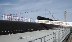 Buổi lễ khánh thành tàu Kniaz Pozharsky. Ảnh: Navalnews.