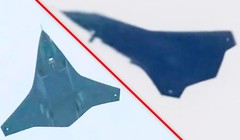 Những hình ảnh được tiết lộ cho thấy dường như chiếc tiêm kích thế hệ 6 của Công ty máy bay Tây An là một chiếc UAV. Ảnh: Thewarzone.