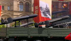 UAV Harpia-A1 ra mắt chính thức tại Lễ duyệt binh ngày 9/5/2025. Ảnh: Topwar.