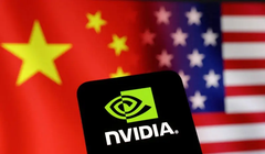 Nvidia đang trở thành con bài trong cuộc chiến thương mại Mỹ - Trung. Ảnh: Reuters.