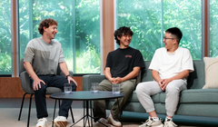 Ông chủ Meta Mark Zuckerberg (trái) đã chi rất nhiều tiền để lôi kéo các nhân tài AI. Người áo trắng là Triệu Thịnh Giai. Ảnh: Ifeng.