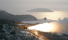 Triều Tiên thử nghiệm đánh lửa động cơ tên lửa mới. Ảnh: KCNA.