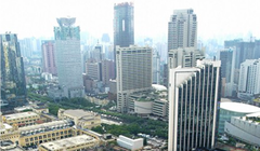 Thành phố Kê Tây, tỉnh Hắc Long Giang, khu nhà thấp tầng bên trái là nơi "nhà rẻ như bắp cải". Ảnh: Getty.