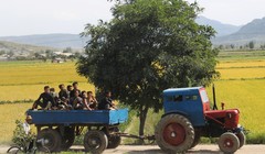 Khung cảnh bình yên ở vùng nông thôn Triều Tiên (Ảnh: NKnews)