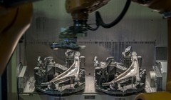 Sử dụng công nghệ mới để sản xuất các thành phần linh kiện nhôm cho ô tô. Ảnh: Raufoss Technology.