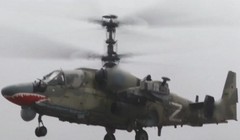 Trực thăng tấn công Ka-52 Nga. Ảnh minh họa từ video Channel One của Nga. 