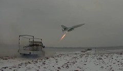 Quân đội Ukraine phóng thành công một UAV tự sát mới chế tạo. Ảnh minh họa từ Video South Front