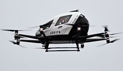 Ô tô bay hai chỗ ngồi đã thực hiện cuộc thử nghiệm thành công vào ngày 17/2. Ảnh Toshiki Sasazu