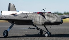 Một chiếc UAV tự sát không rõ thông tin chi tiết, thử nghiệm trên thao trường Boscombe Down. Ảnh QinetiQ