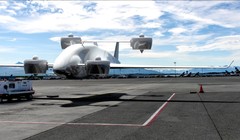 Máy bay không người lái vận tải hạng nặng Rhaegal RG-1 Cargo UAV của công ty Sabrewing. Ảnh minh họa DroneDJ