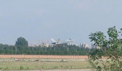 Máy bay J-35 không quân Hải quân Trung Quốc bay thử nghiệm. Ảnh Weibo