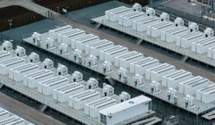 Hệ thống lưu trữ năng lượng bằng pin điện Pillswood lớn nhất châu Âu. Ảnh Harmony Energy Income Trust Plc.