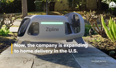 Máy bay không người lái P2 Zip giao hàng tại địa chỉ và sạc lại tự động. Electrek