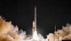 Vệ tinh do thám Ofek-13 của Israel được phóng lên từ miền trung Israel ngày 29/3/2023.Anh Bộ Quốc phòng Israel.