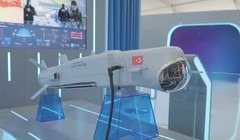 Đạn lượn thông minh, tên lửa hành trình mini, trang bị cho các UCAV của quân đội Thổ Nhĩ Kỳ. Ảnh video South Front. 