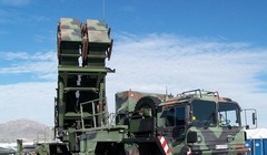 Xe phóng tên lửa phòng không, phòng thủ tên lửa Patriot. Ảnh TopWar.