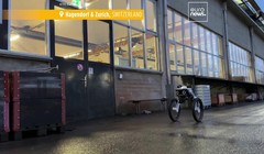 Robot tuần tra của công ty khởi nghiệp Thụy Sĩ Ascento. Ảnh Yahoo News UK