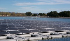 Mảng pin điện mặt trời của công ty Mỹ Noria Energy. Ảnh Noria Energy.