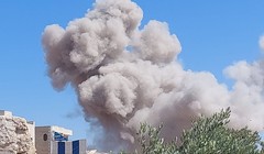 Không quân Nga không kích lực lượng Hồi giáo cực đoan thánh chiến ở Idlib. Syria.