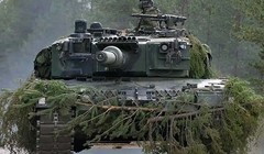 Xe tăng chủ lực Leopard 2 A4 do công ty Rheinmetall của Đức sản xuất. Ảnh Military Leak
