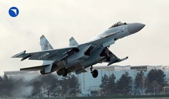 Tiêm kích thế hệ 4++ đa năng Sukhoi Su-35S (Flanker-M). Ảnh Tập đoàn Nhà nước Rostec