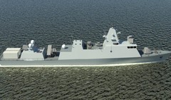 Hộ tống hạm lớp Reshef của Hải quân Israel. Ảnh Nhà máy đóng tàu Israel.