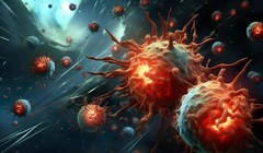 Điều trị ung thư bằng xạ trị trong các tế bào. Ảnh minh họa SciTech Daily