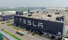 Không ảnh nhà máy Thượng Hải Gigafactory của Tesla ở ngoại ô thành phố Thượng Hải, Trung Quốc, tháng 7/2021. Ảnh Vcg/Tập đoàn Visual Trung Quốc/ Getty Images