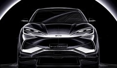 Mặt trước chiếc SUV điện BYD mới sắp ra mắt vào ngày 17/11. Ảnh Electrek