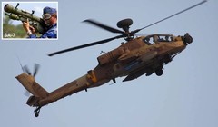 Hamas sử dụng tên lửa phòng không di động tấn công trực thăng Apache của quân đội Israel (Ảnh: Army Recognition)